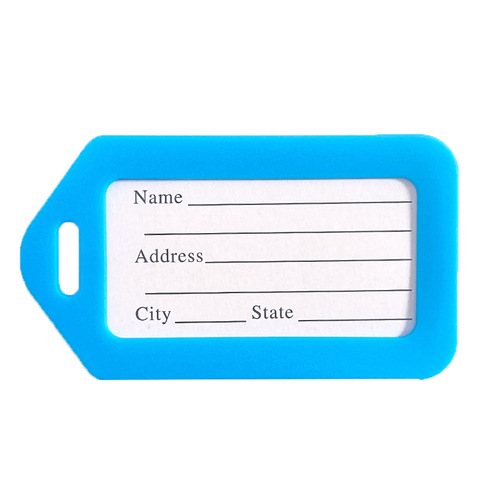 Luggage tag plastic checked luggage tag card holder boarding travel tag factory direct sale