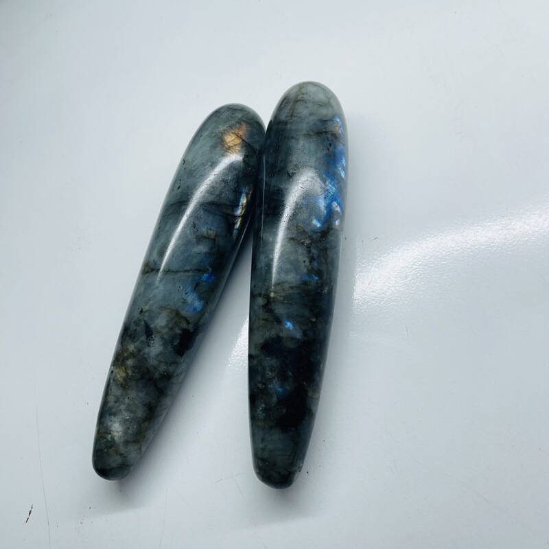 天然拉长石 水晶按摩棒 图 11