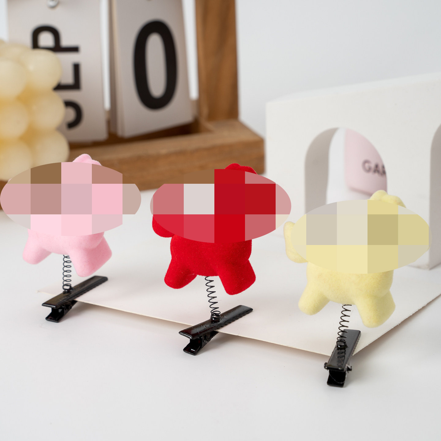 포니 머리핀(혼합색)