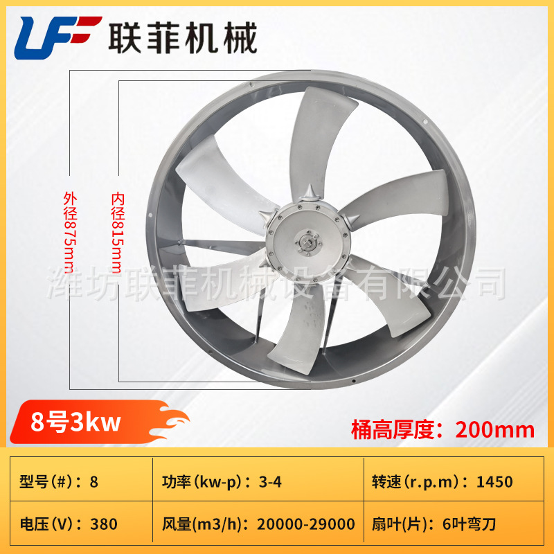 GKW8-3KW/380V(6개의 잎)
