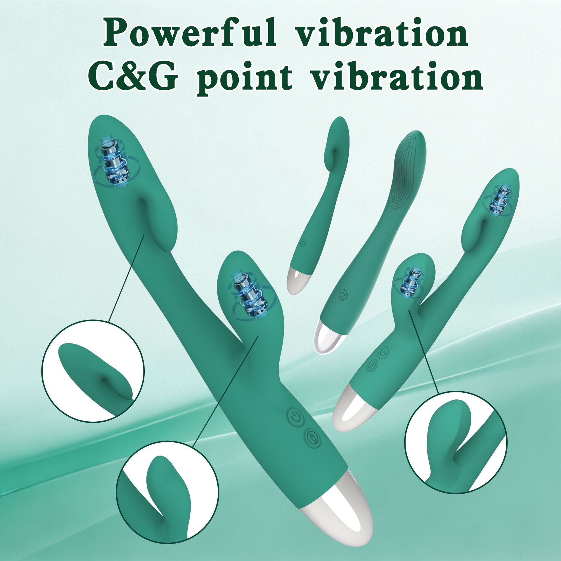 Dual-Head Vibrating Massager for Women – G-Spot & Clitoral Stimulation