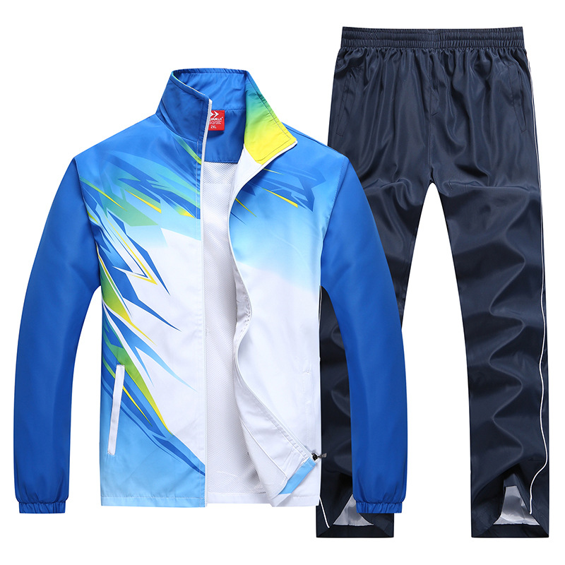 Cross-Border Spring and Autumn Couple Casual Sports Suits, Men's and Women's Sports Meeting Uniforms, Student Class Uniforms, Group Uniforms