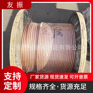 Hard Copper Stranded Tj-120 150 185 240 Square Grounding Bare Copper Cable Can Be Tinned