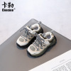 Children's autumn sports shoes, footwear for leisure, flower boy costume, suitable for teen, soft sole