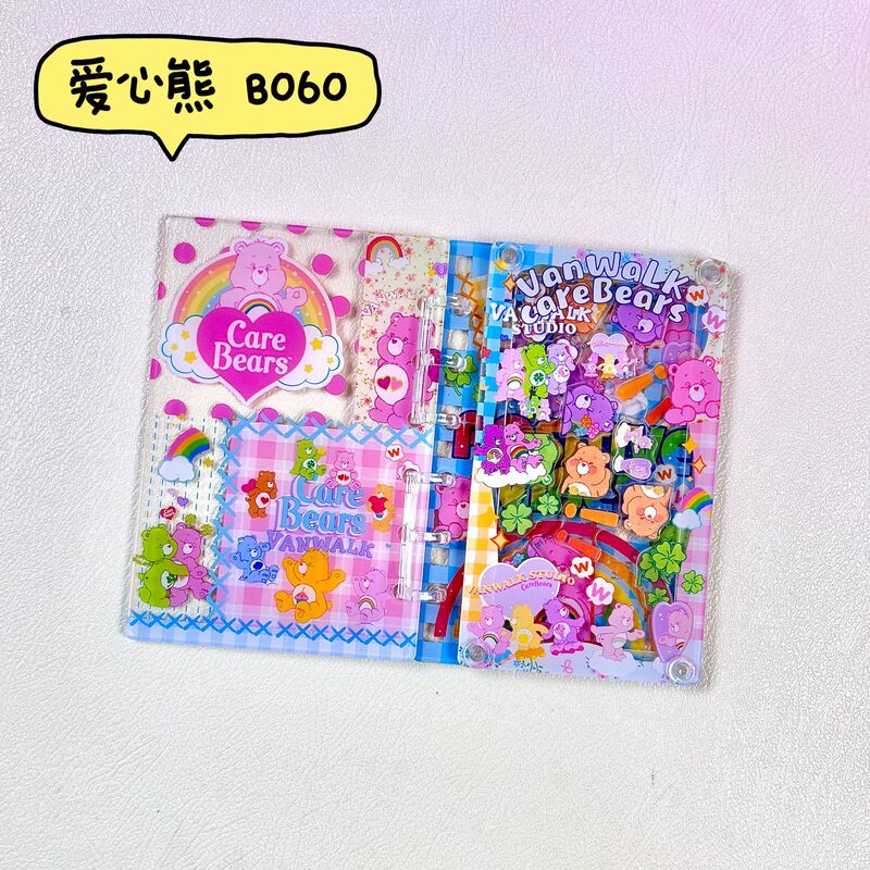 日本の漫画 A7 ルーズリーフノートブックかわいいガーリーハート高価値アニメ学生アクリル|undefined