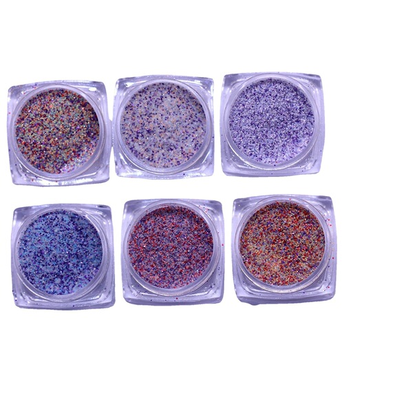 Knitted woolen nail sequins for manicure