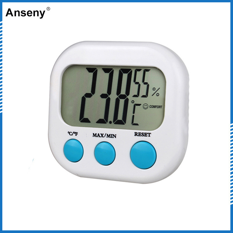 芦丁鸡高精度迷你温度计宠物爬虫养殖孵化保温育雏箱专用温湿度计