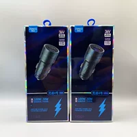 Автомобильное зарядное устройство Midao 4PRO с двумя USB-портами, вспышка, зарядка MAX, подходит для Pingguo PD30W, сверхбыстрая зарядка, металлическое автомобильное зарядное устройство типа C