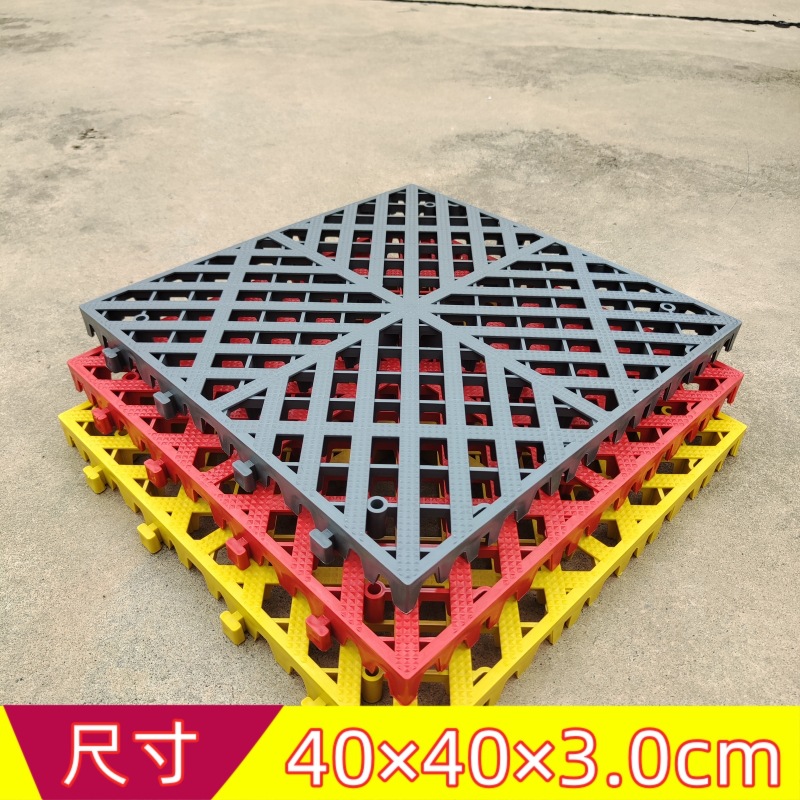 Rejilla de piso de la sala de lavado de autos, belleza de autos, parrilla de taller de lavado de autos, tablero de rejilla de drenaje de piso, tapete de plástico, ranura de excavación gratuita