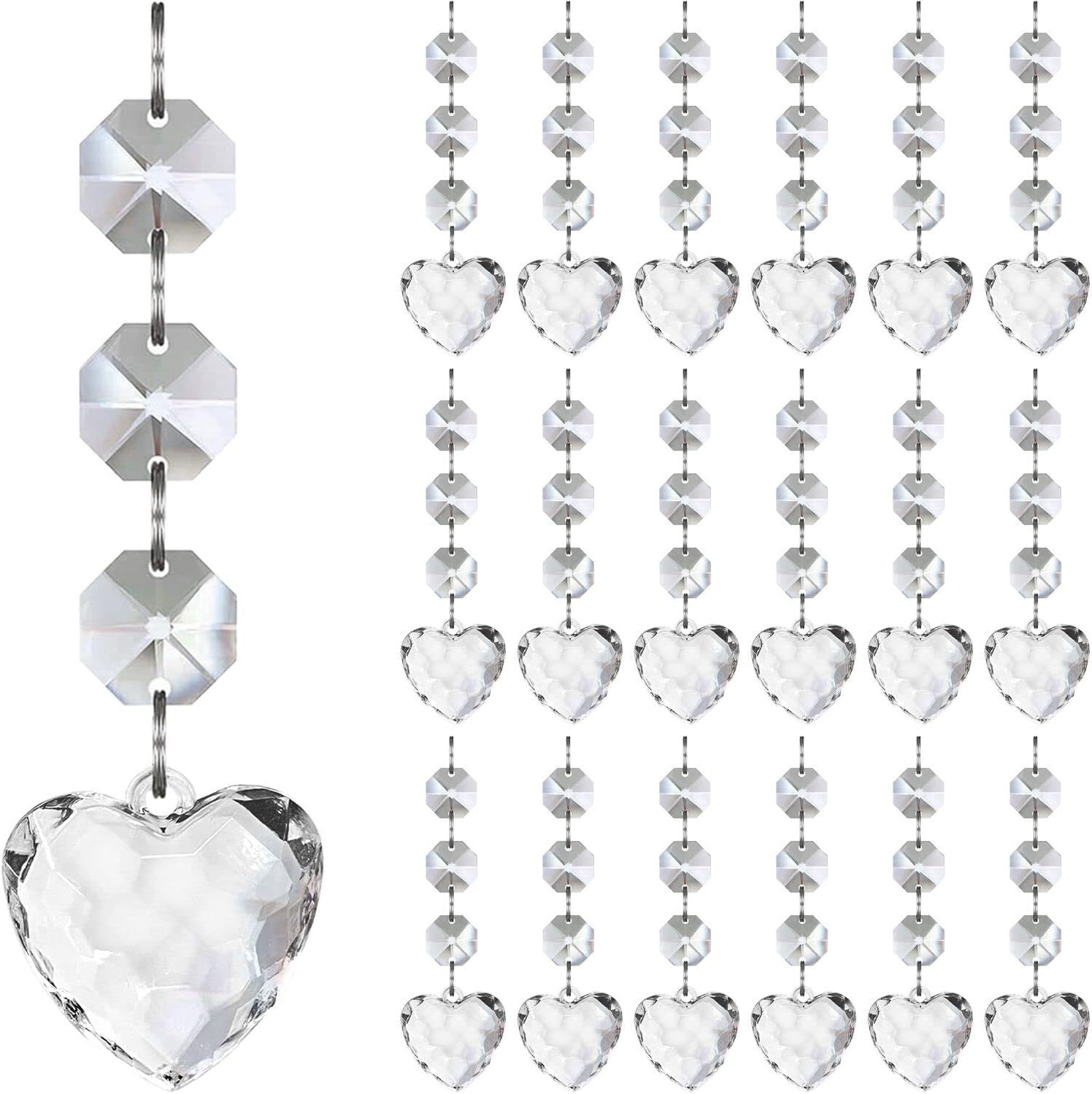 Set de amor acrílico de 30 piezas