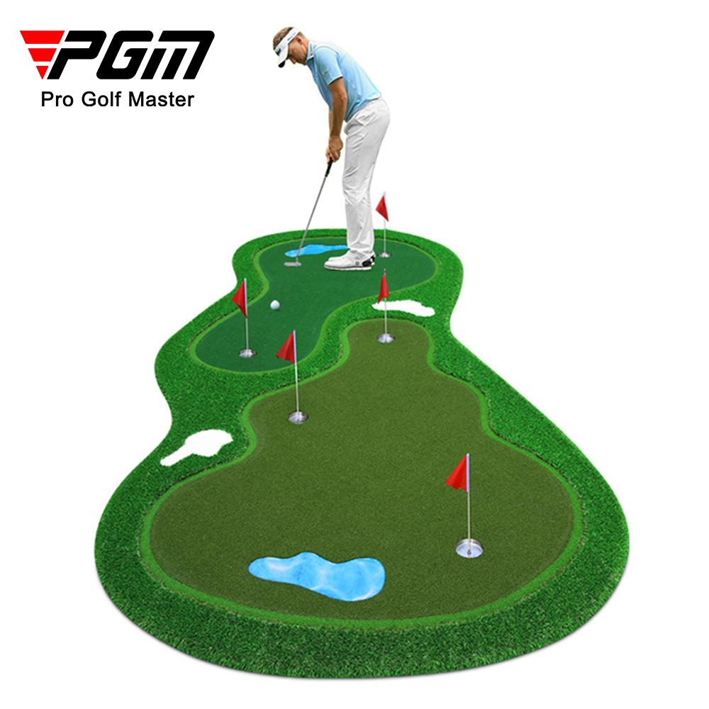 Máy tập đánh golf trong nhà PGM tốc độ bóng đôi 2×4 m thực hành chuyên nghiệp — GL015 phiên bản chuyên nghiệp nhiều nhịp Xanh tốc độ 2*4 mét, G015 phiên bản chuyên nghiệp nhiều quả Bóng tốc độ xanh 2*4 m putt bóng hộp nhỏ 1 hộp