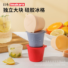 Imakara Summer Ice Cube Tray Silicone Mini Ice Cups for Making Ice Cream, Drinks, Passion Fruit