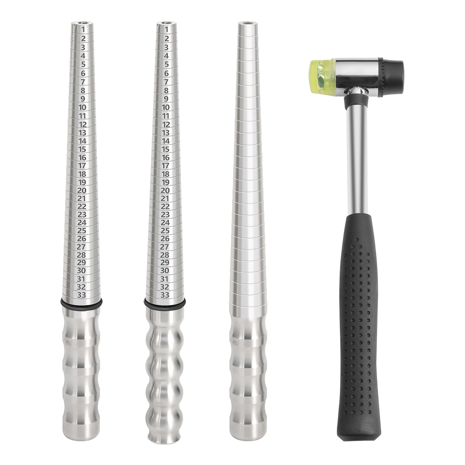 Кольцо из нержавеющей стали номер стержня стальной стержень размер пальца измерительный стержень кольца пластической формы