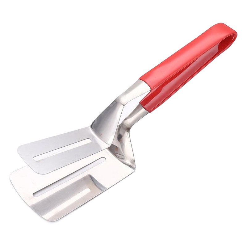 304 Thickened Food Tongs Stainless Steel Steak Tongs Fish Flipping Tongs Frying Spatula Non-Stick Kitchen Multifunctional Frying Spatula