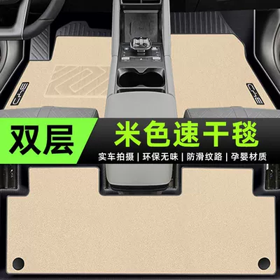 Universal Foot Pad – accessories auto accessories - tpe-foot-pad-minnie-velvet-quick-drying-upgrade-beige-exclusive-for-yuan-up-plain-high-end-customization