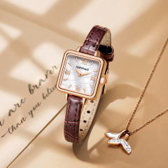 馬克華菲品牌手錶女士男款小方表時尚復古輕奢方形小眾表