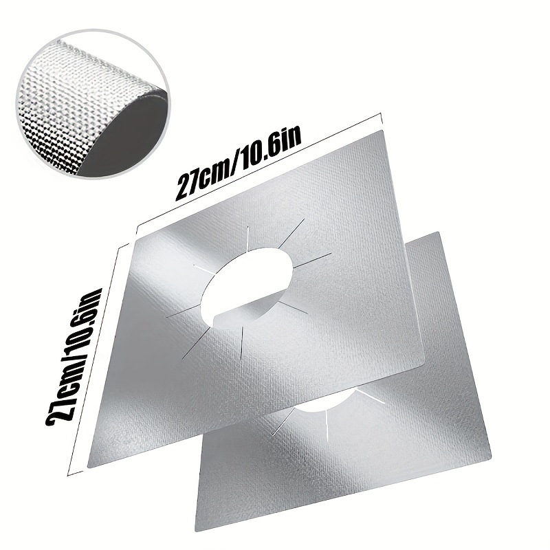 Una pieza de almohadilla para estufa de gas, estufa de gas de teflón, protección de superficie de estufa, almohadilla de limpieza, almohadilla para estufa de gas