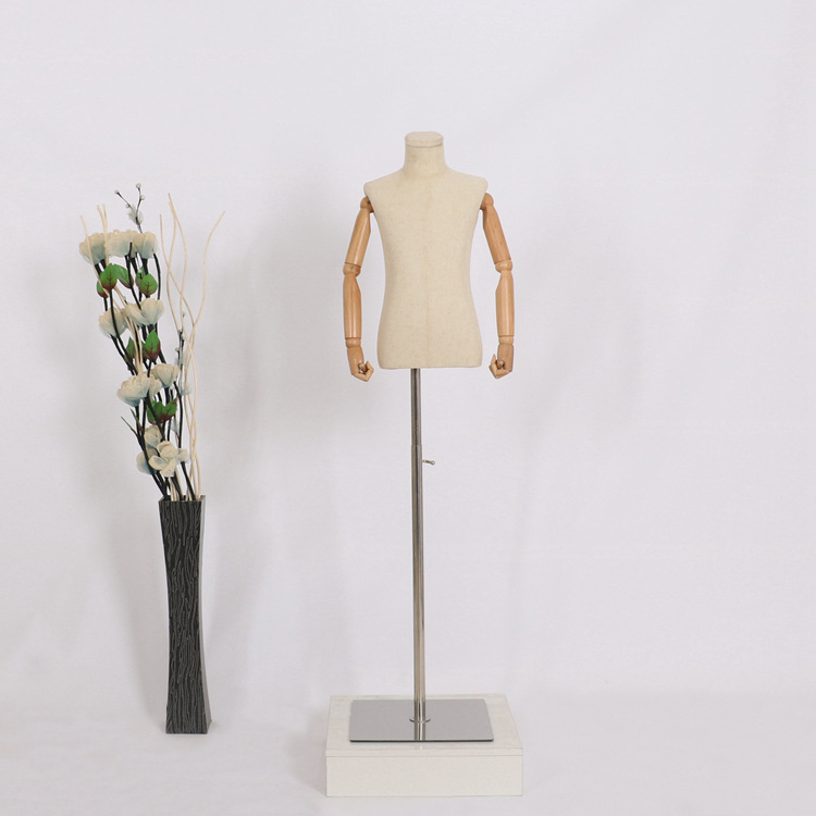 Modelo DE LOS NIÑOS apoyos medio cuerpo soporte con diadema mano ventana pantalla soporte niños y niñas tienda de ropa modelo estante image 18