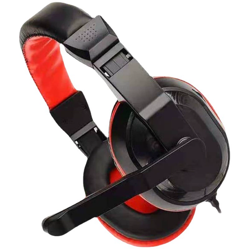 Wired over‑ear headset (Mercede A3), heavy bass, adjustable mic, single or dual 3.5 mm plugs