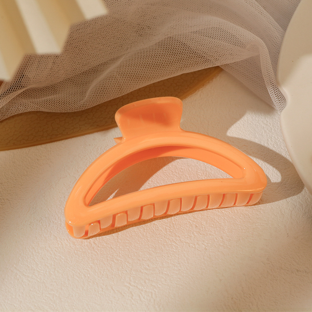 Pinza para el cabello, temperamento femenino, clip de agarre de cara brillante, sentido mediano de alto nivel, parte posterior de la cabeza, clip de tiburón, pequeño volumen de cabello, tocado