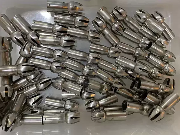 Stainless steel cream foamer accessories stainless steel lotus pastry nozzle Tulip nozzle