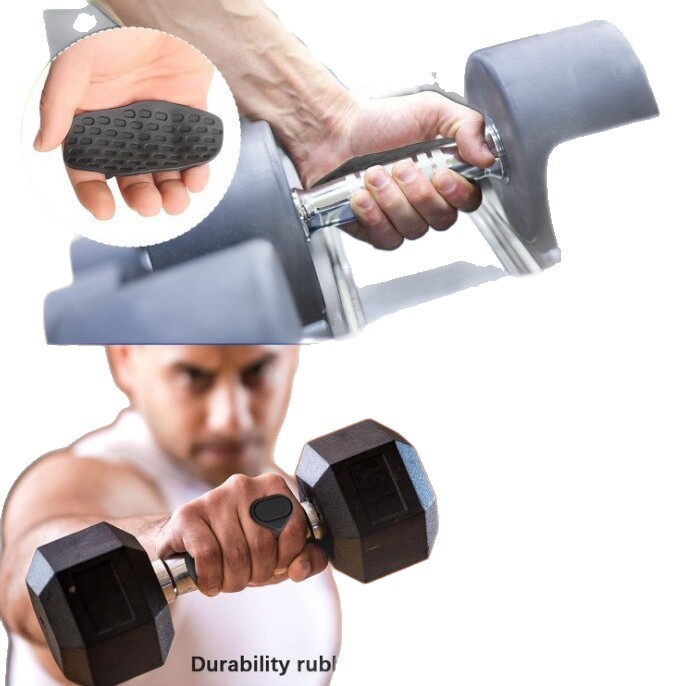 Silicone antideslizante agarre almohadilla protector de palma acondicionamiento físico levantamiento de pesas哑铃 anticapullo protector de mano almohadilla protector de mano dispositivo deportivo