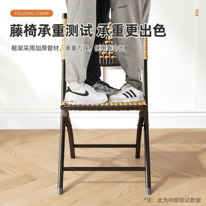 silla plegable de balcón casera perezosa ocio de caña respaldo silla pequeña una persona al aire libre mazza taburete mesa y silla combinación
