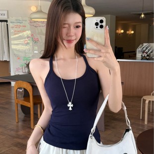 Universal tank top, yoga clothing, sexy top with cups, Korean style, lifting effect