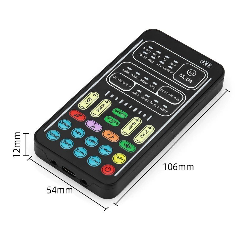 I9 Voice Changer Mini, совместимый с несколькими звуковыми эффектами