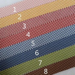 a13 綿先染めエッジング生地 4 ㎝ WIDE PATCHWORK