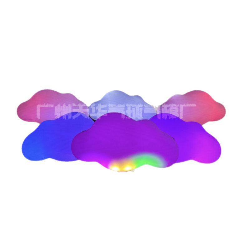 Los fabricantes de modelos inflables personalizan los centros comerciales para colgar la forma de nube decorativa de Meichen, cerrar el aire, tocar, cambiar de color, iluminar la bola inflable