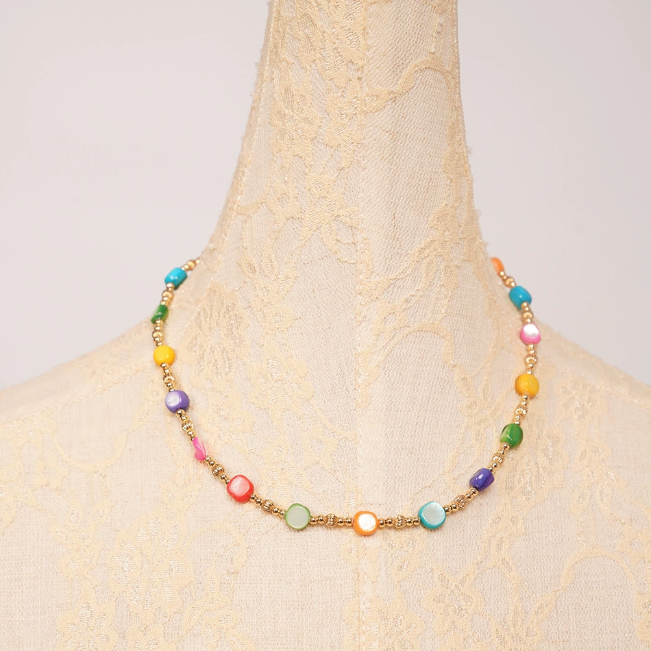 (Cross-border trading), accessory, universal brand rainbow necklace, DIY, European style, simple and elegant design