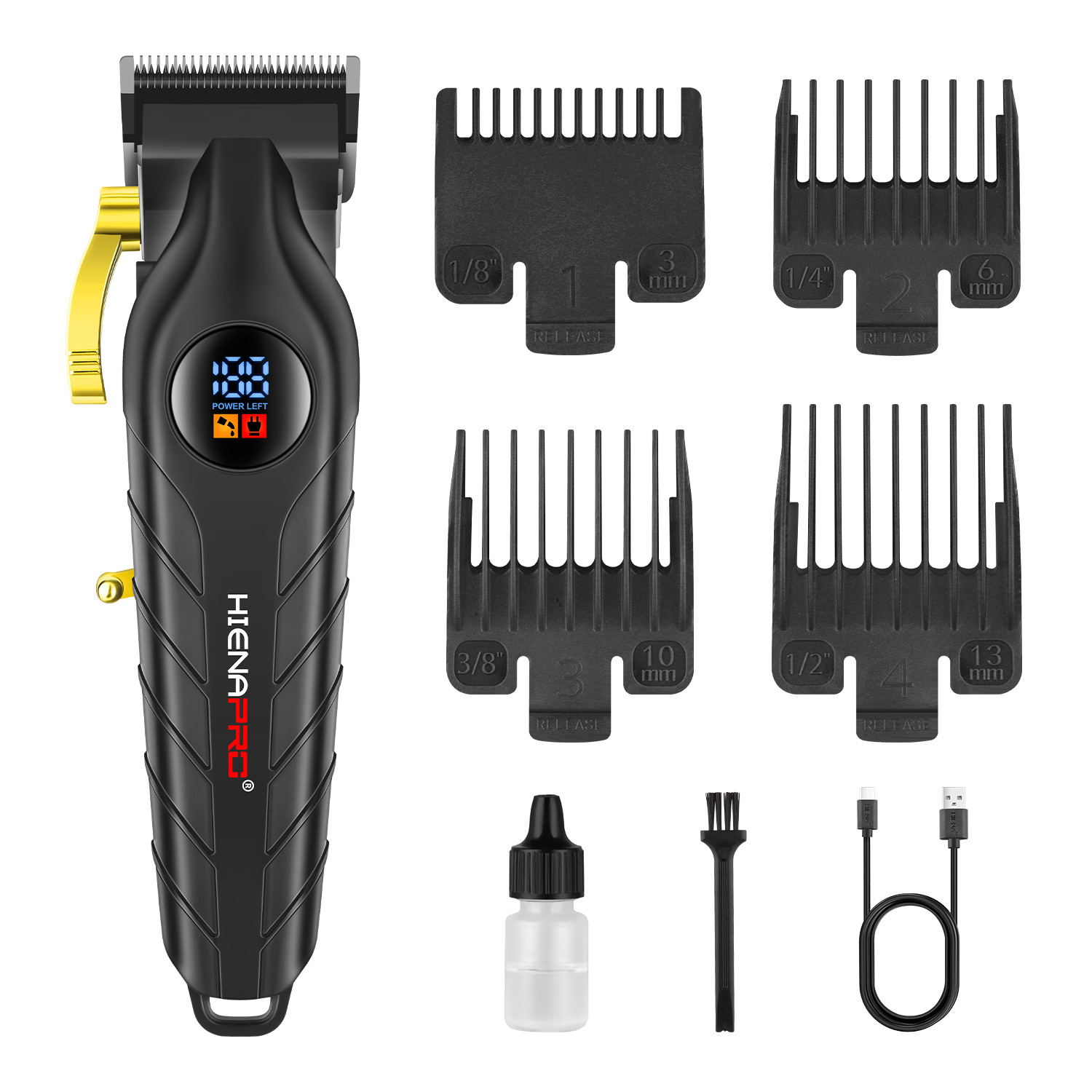 usb cortador de pelo eléctrico doméstico de alta gama cortador de pelo eléctrico recargable transfronterizo afeitador calvo venta galvanizado