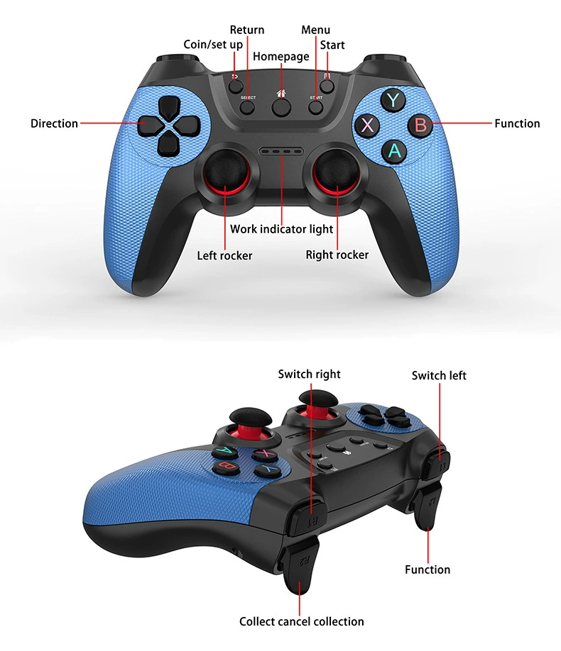 Домашняя аркадная консоль M8 Y3lite, 2.4G беспроводная, HDMI 1080P, Dual Controllers, поддержка Retro PS1