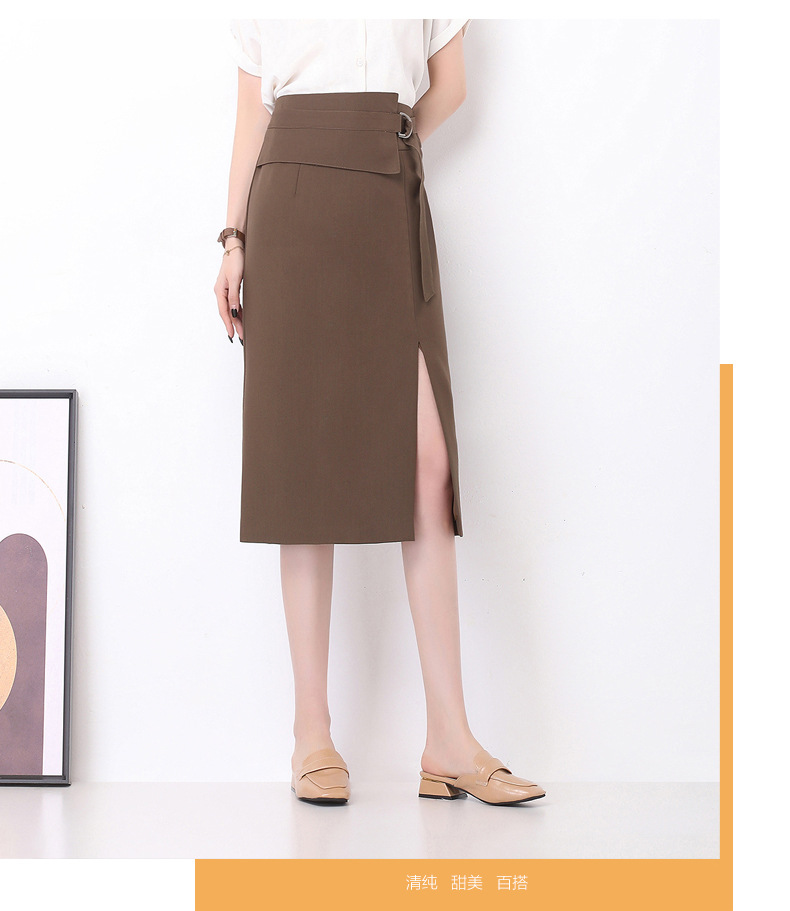 fashion slim high waist plit midi skirt NSYZ39258