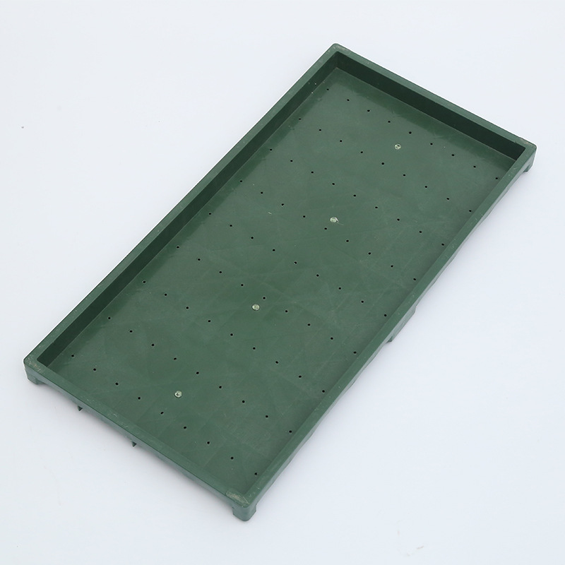 9 pulgadas/7 pulgadas placa de escritorio disco duro de plástico arroz bandeja de plántulas máquina enchufe de la bandeja de plántulas placa de fondo plano
