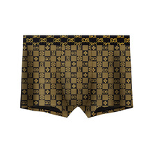 批发男士内裤纯棉印花平角裤中腰石墨烯抗菌舒适透气四角短裤衩子