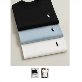 T-Shirt Loose Heavyweight Pure Cotton 2025 Cross-Border European Version Fashion Trend t