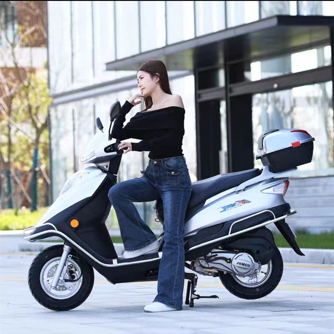 Yuzuan Motorcycle Can Be Registered as a Fuel-Powered Scooter, National Iv Electronic Injection 125Cc Air-Cooled Fuel-Saving Street Bike for Takeout