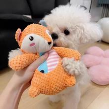 亚马逊爆款新品狗狗毛绒玩具小狗耐咬发声玩偶卡通可爱娃娃厂家