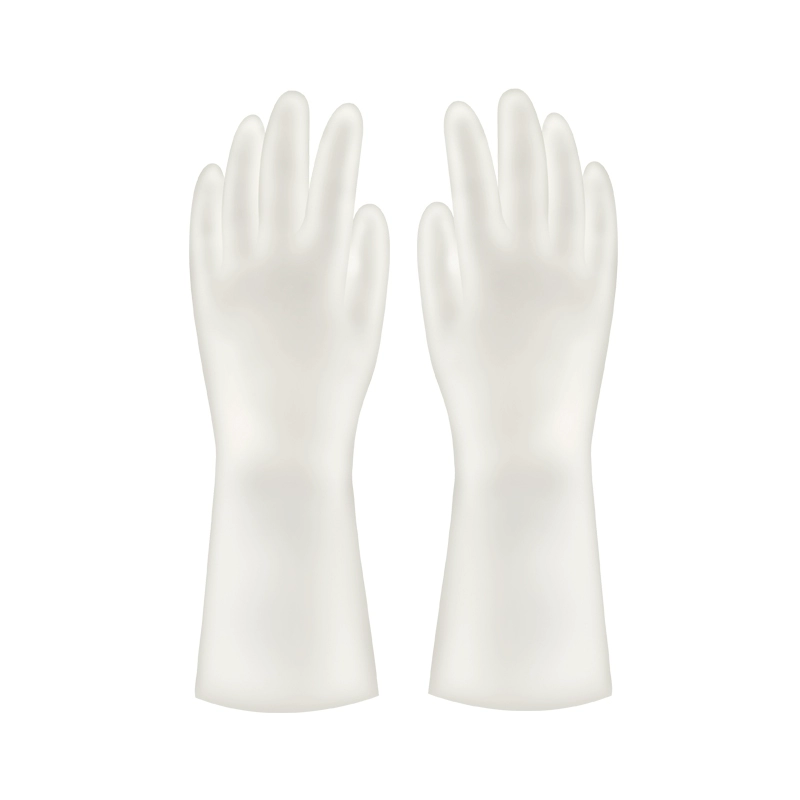 Gloves, wear-resistant durable latex winter set, increased thickness
