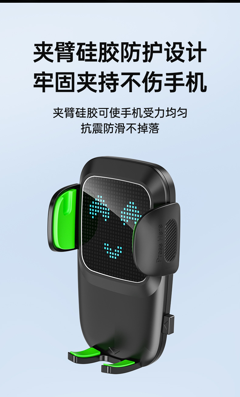车载加长臂款越野大卡货车挖掘机挡风玻璃仪表台大吸盘手机架支架