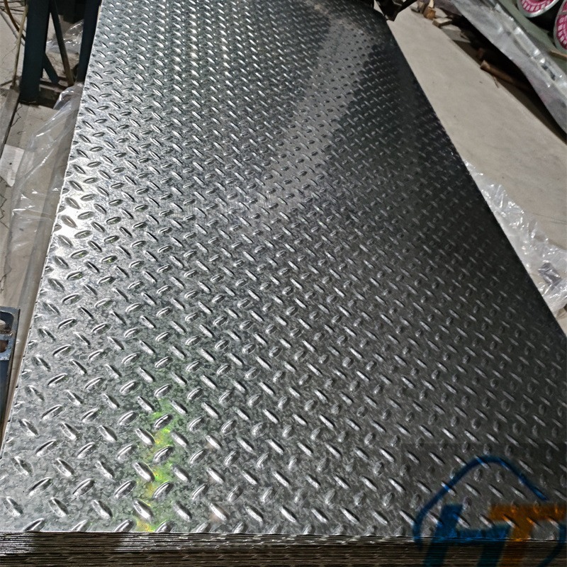galvanized steel sheet with knurling for stairs and floor