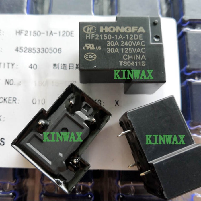 HF2150-1C-6DTF 一组转换5脚30A240VAC继电器