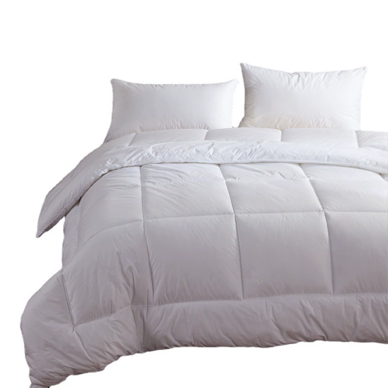 Hotel Quilt Core, Pure Cotton & Feather-Silk Fill, Multiple Weights 200–600 g/㎡, Various Sizes
