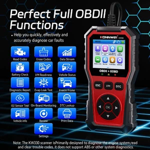 Konnwei KW330 OBD2 Avtomobil Mühərrik Nasazlığı Diaqnostika Skanneri