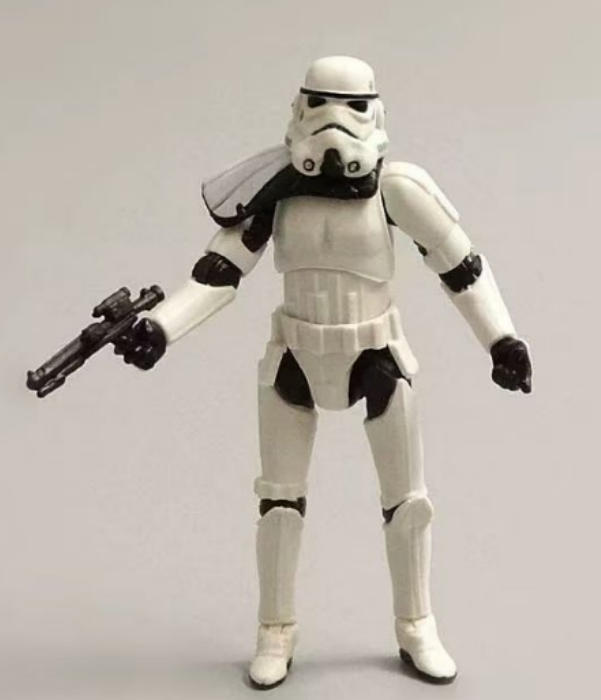 10 - 18CM Star Wars mano modelo de juguete blanco juez de tormenta articulaciones muñecas móviles