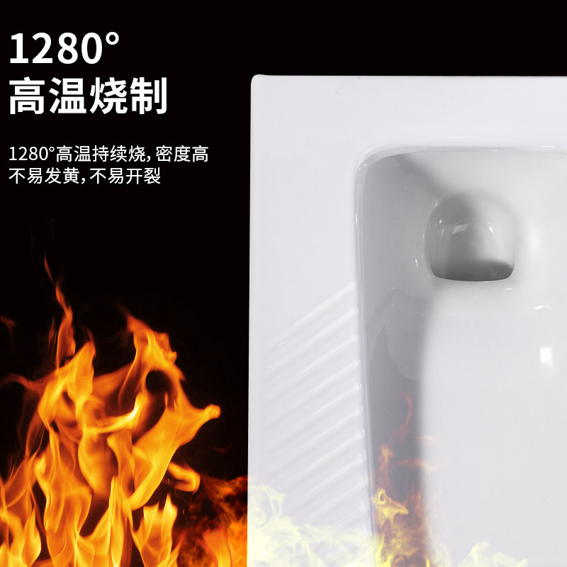 九.牧蹲便器水箱套装蹲坑式卫生间家用大尺寸蹲厕池器防臭防|undefined