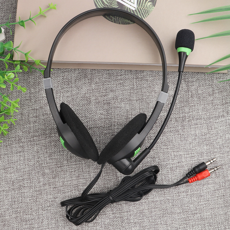 Shenzhen ordenador operador auriculares estudiante clase en línea escuchando entrenamiento de alta calidad de sonido auriculares con cable al por mayor