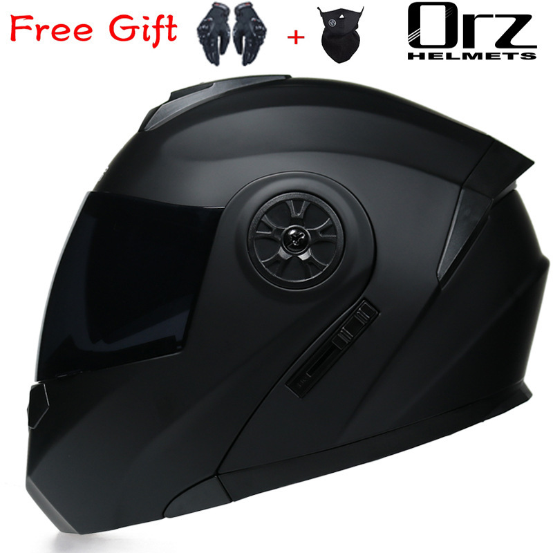 ORZ Casco de coche eléctrico Casco completo gris para hombres y mujeres Casco completo Casco pequeño Casco de cuatro estaciones Casco completo sin motocicleta